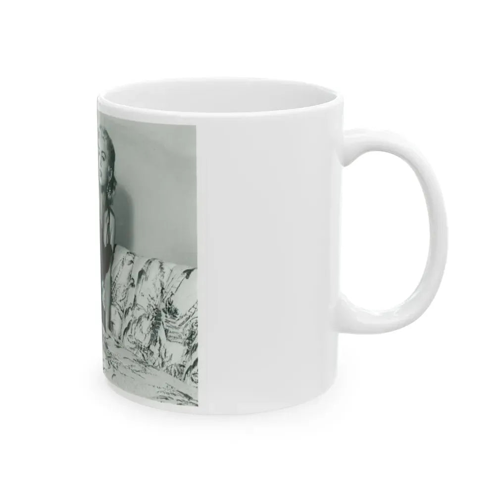 Jeanne Carmen #92 (Vintage Female Icon) White Coffee Mug - Go Mug Yourself