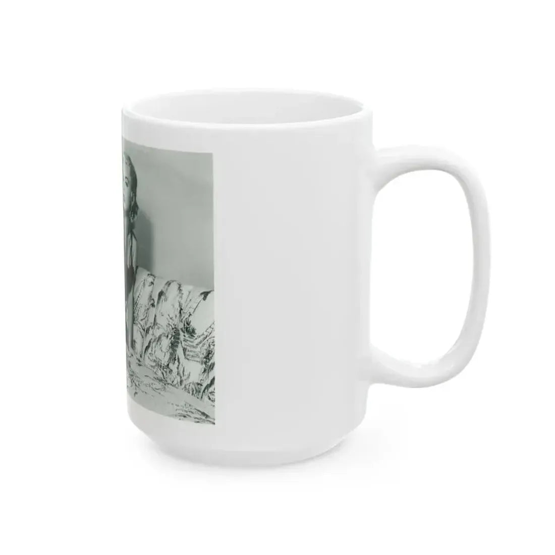 Jeanne Carmen #92 (Vintage Female Icon) White Coffee Mug - Go Mug Yourself