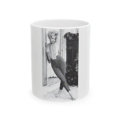 Jeanne Carmen #97 (Vintage Female Icon) White Coffee Mug 11oz - Go Mug Yourself