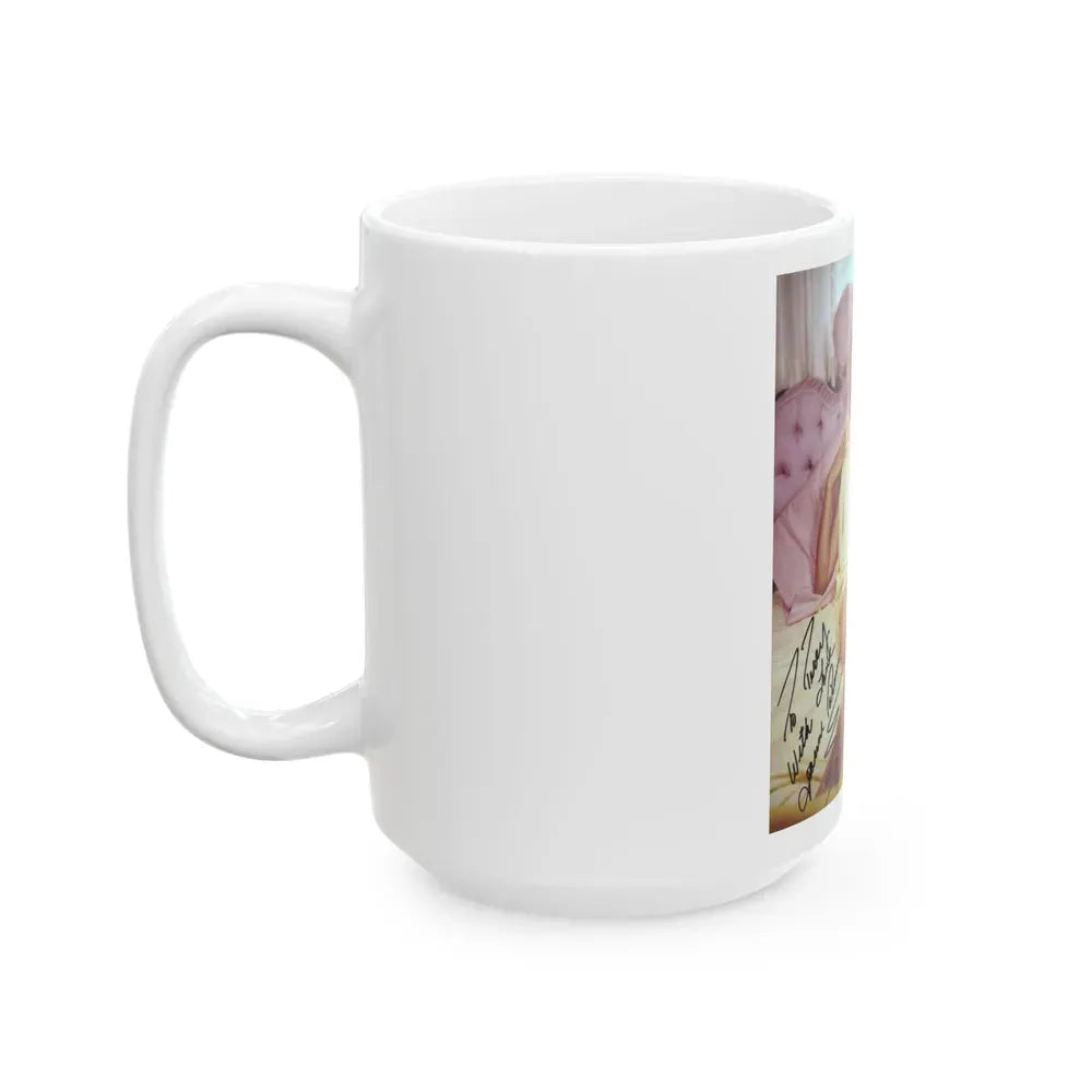 Jeanne Carmen #99 (Vintage Female Icon) White Coffee Mug - Go Mug Yourself