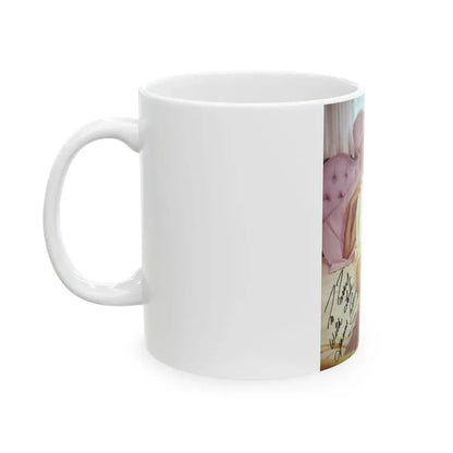 Jeanne Carmen #99 (Vintage Female Icon) White Coffee Mug - Go Mug Yourself