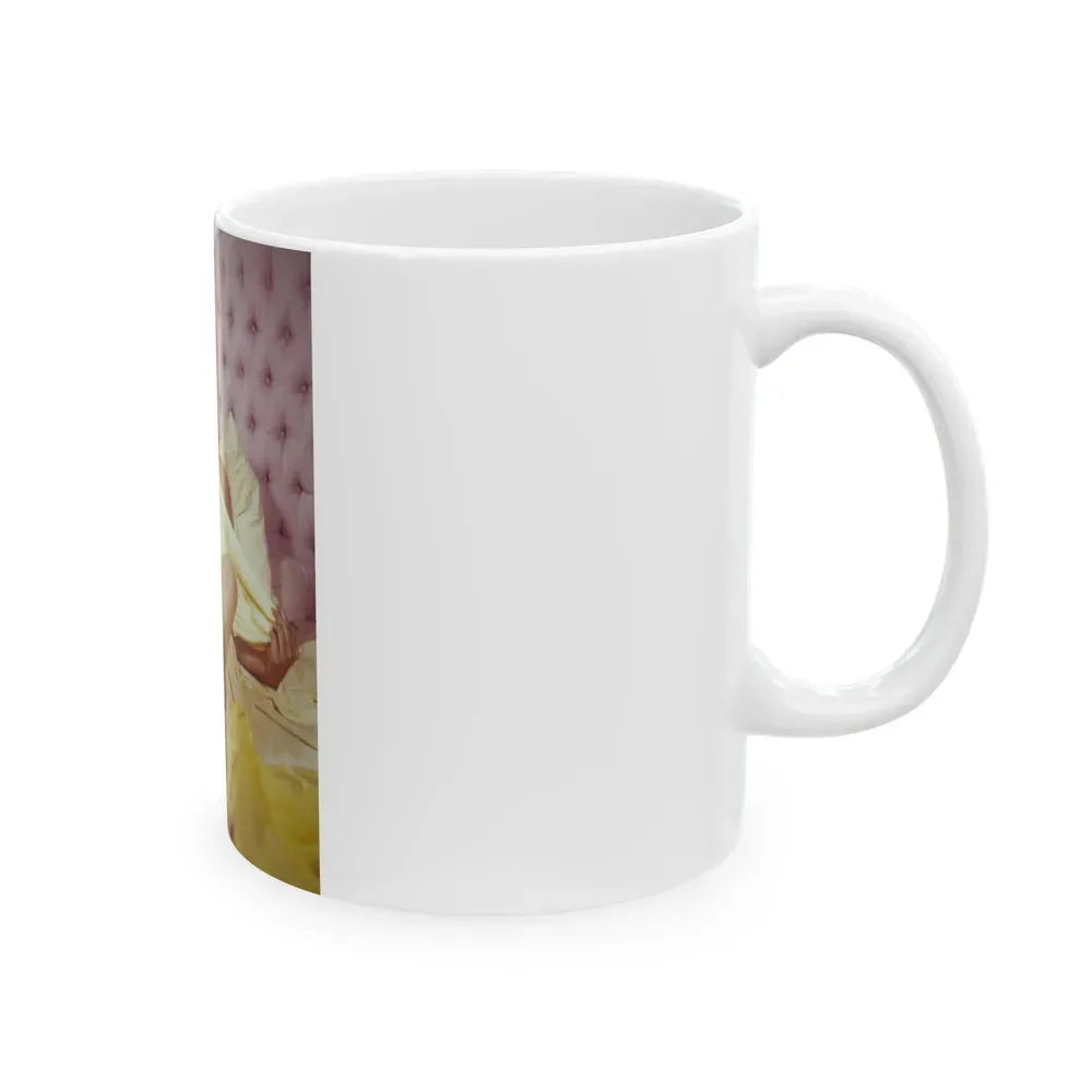 Jeanne Carmen #99 (Vintage Female Icon) White Coffee Mug - Go Mug Yourself