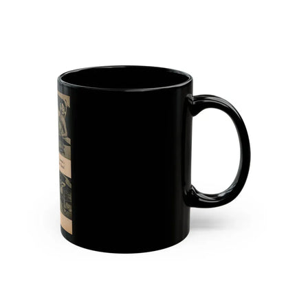 Jeanne Crain #105 - Pages 7 of 7 with, 3 B&W Photos & 1 Caption from Sensation Digest Mag. '54 (Vintage Female Icon) Black Coffee Mug - Go Mug Yourself