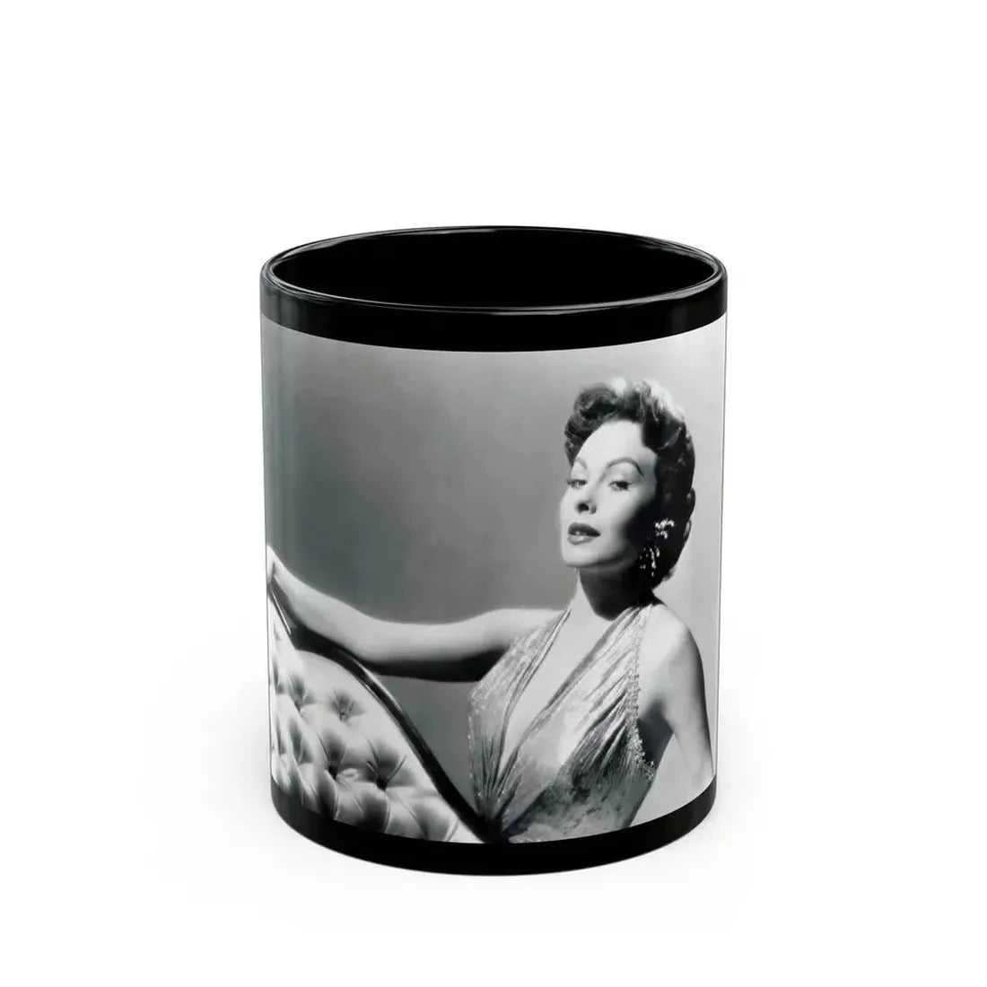 Jeanne Crain #112 (Vintage Female Icon) Black Coffee Mug 11oz - Go Mug Yourself