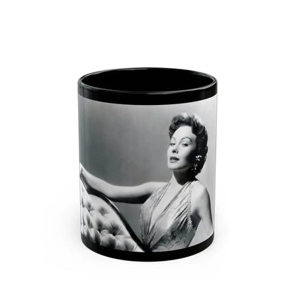 Jeanne Crain #112 (Vintage Female Icon) Black Coffee Mug 11oz - Go Mug Yourself