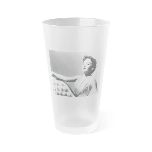 Jeanne Crain #112 (Vintage Female Icon) Frosted Pint Glass 16oz 16oz Frosted - Go Mug Yourself