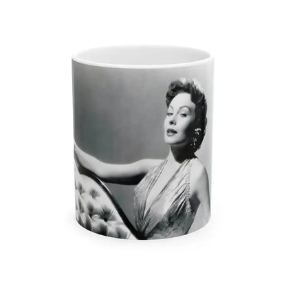 Jeanne Crain #112 (Vintage Female Icon) White Coffee Mug 11oz - Go Mug Yourself