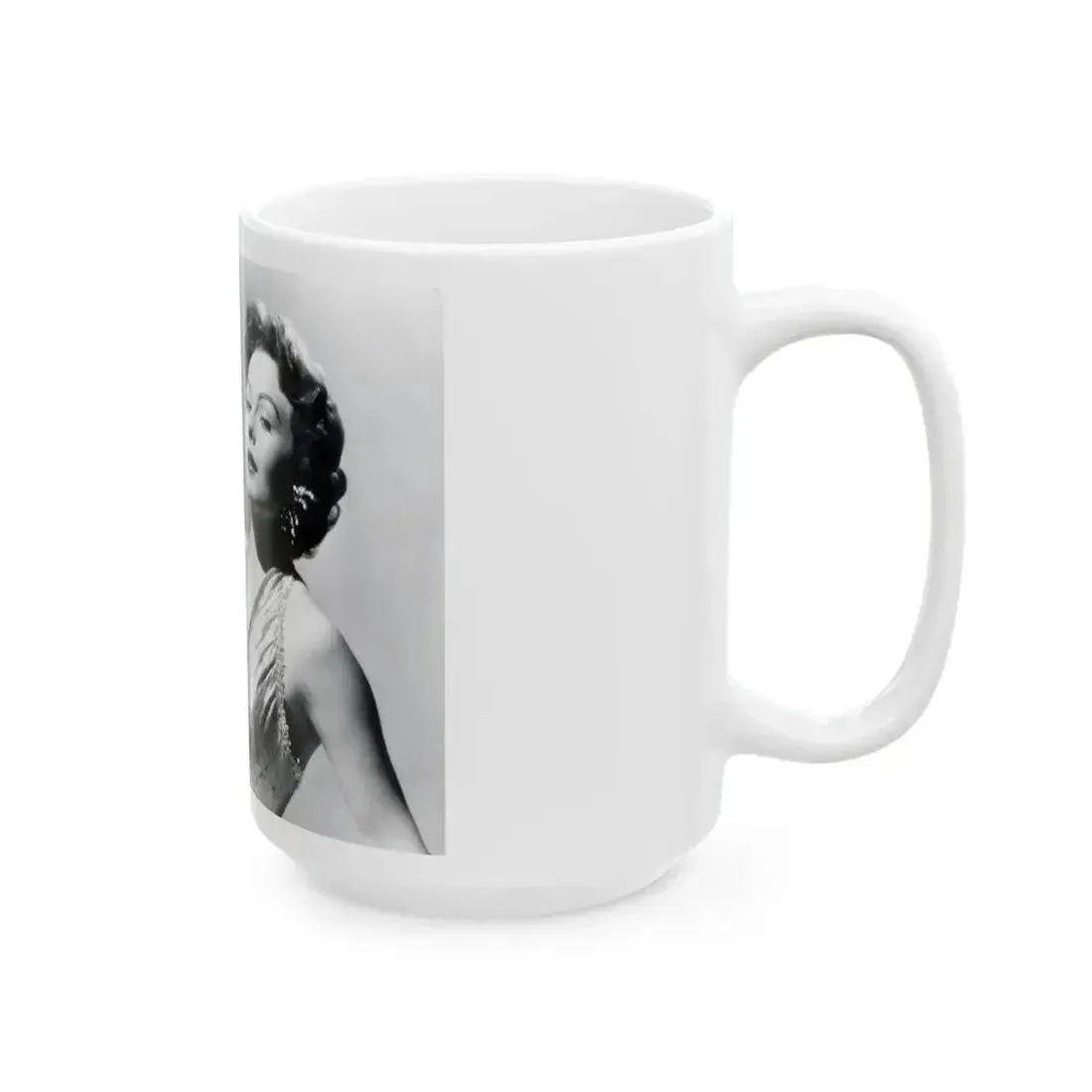 Jeanne Crain #112 (Vintage Female Icon) White Coffee Mug - Go Mug Yourself