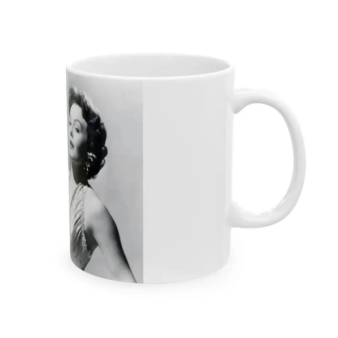 Jeanne Crain #112 (Vintage Female Icon) White Coffee Mug - Go Mug Yourself