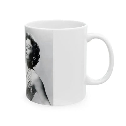 Jeanne Crain #112 (Vintage Female Icon) White Coffee Mug - Go Mug Yourself