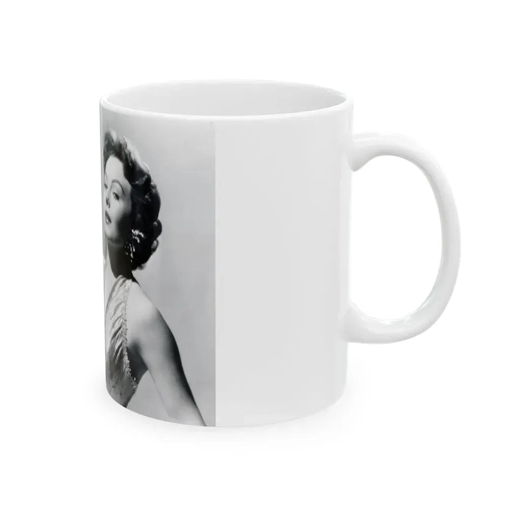 Jeanne Crain #112 (Vintage Female Icon) White Coffee Mug - Go Mug Yourself