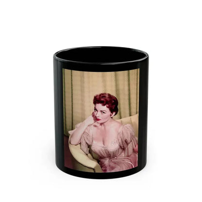 Jeanne Crain #123 (Vintage Female Icon) Black Coffee Mug 11oz - Go Mug Yourself