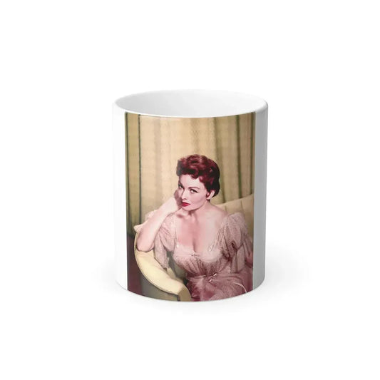 Jeanne Crain #123 (Vintage Female Icon) Color Changing Coffee Mug 11oz - Go Mug Yourself