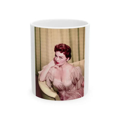 Jeanne Crain #123 (Vintage Female Icon) White Coffee Mug 11oz - Go Mug Yourself