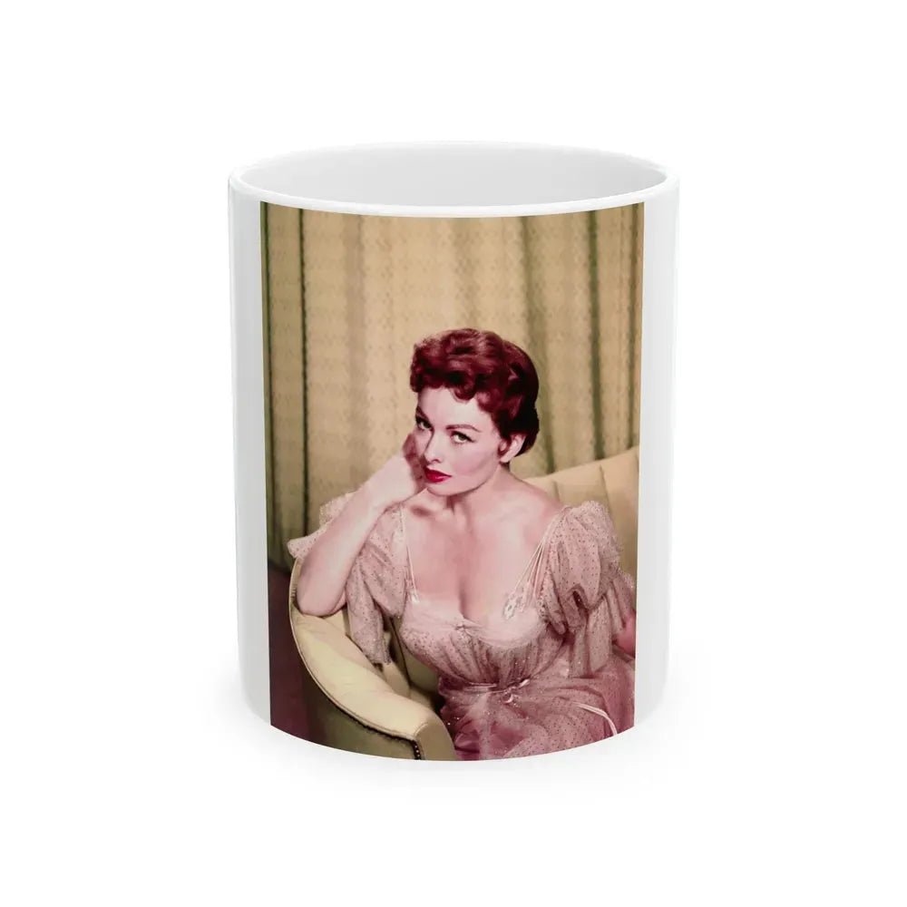 Jeanne Crain #123 (Vintage Female Icon) White Coffee Mug 11oz - Go Mug Yourself