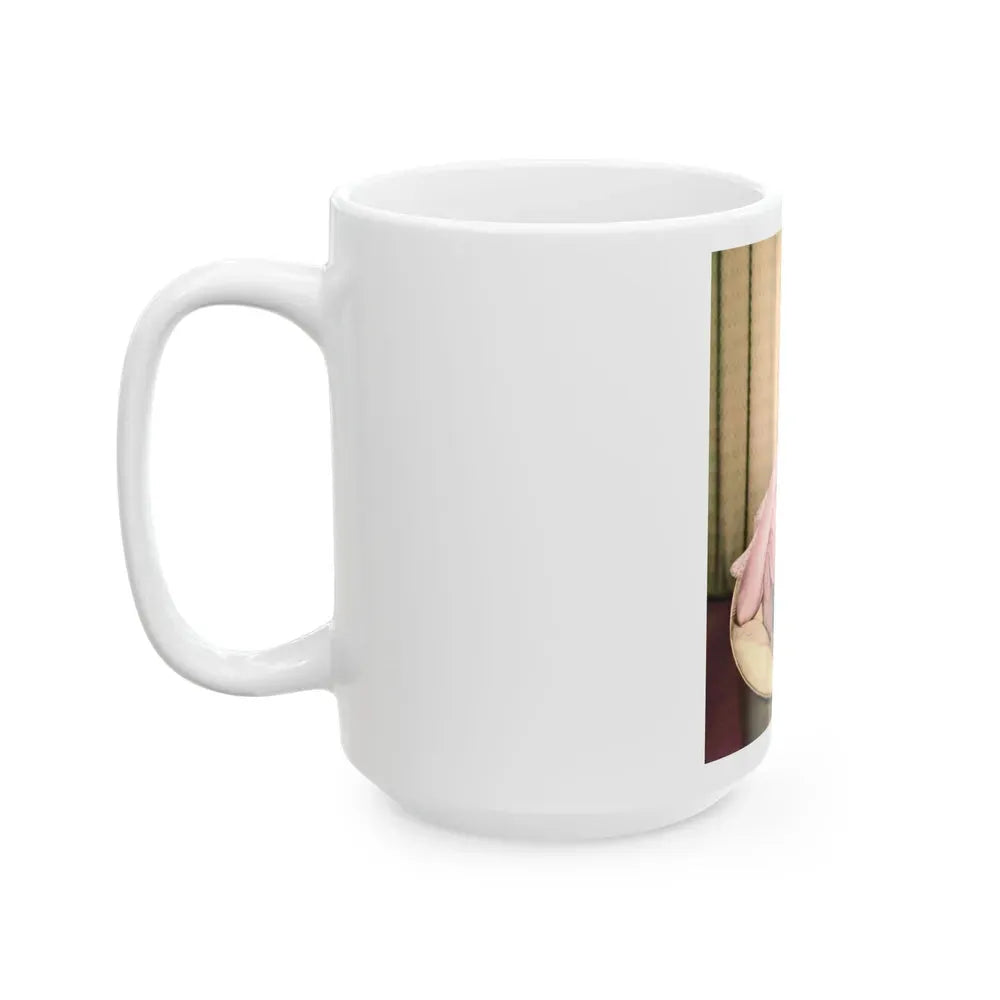 Jeanne Crain #123 (Vintage Female Icon) White Coffee Mug - Go Mug Yourself
