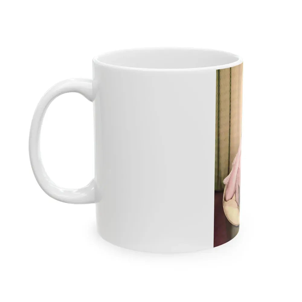 Jeanne Crain #123 (Vintage Female Icon) White Coffee Mug - Go Mug Yourself