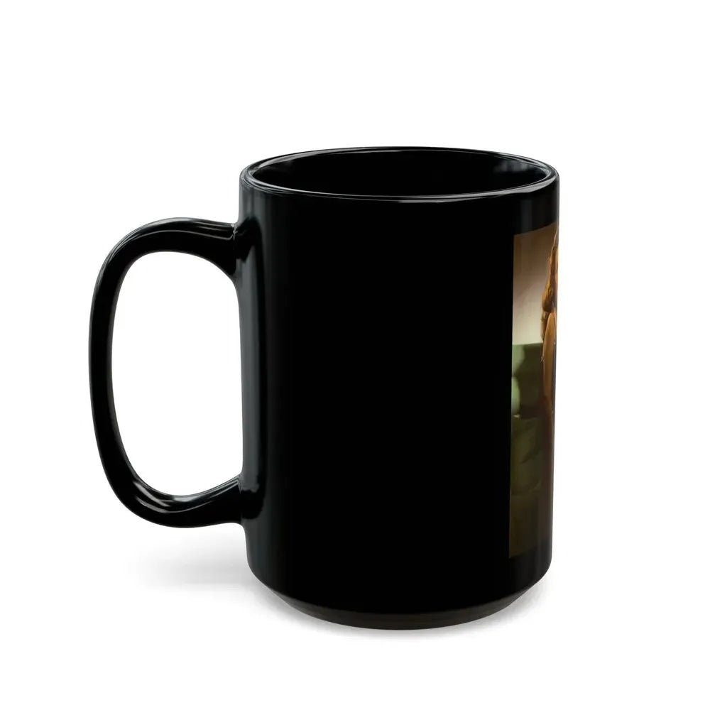 Jeanne Crain #124 (Vintage Female Icon) Black Coffee Mug - Go Mug Yourself