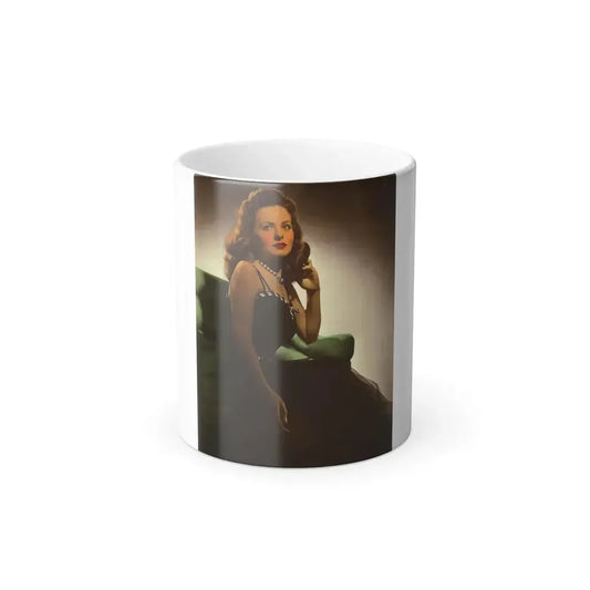 Jeanne Crain #124 (Vintage Female Icon) Color Changing Coffee Mug 11oz - Go Mug Yourself