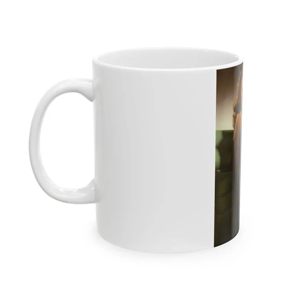Jeanne Crain #124 (Vintage Female Icon) White Coffee Mug - Go Mug Yourself