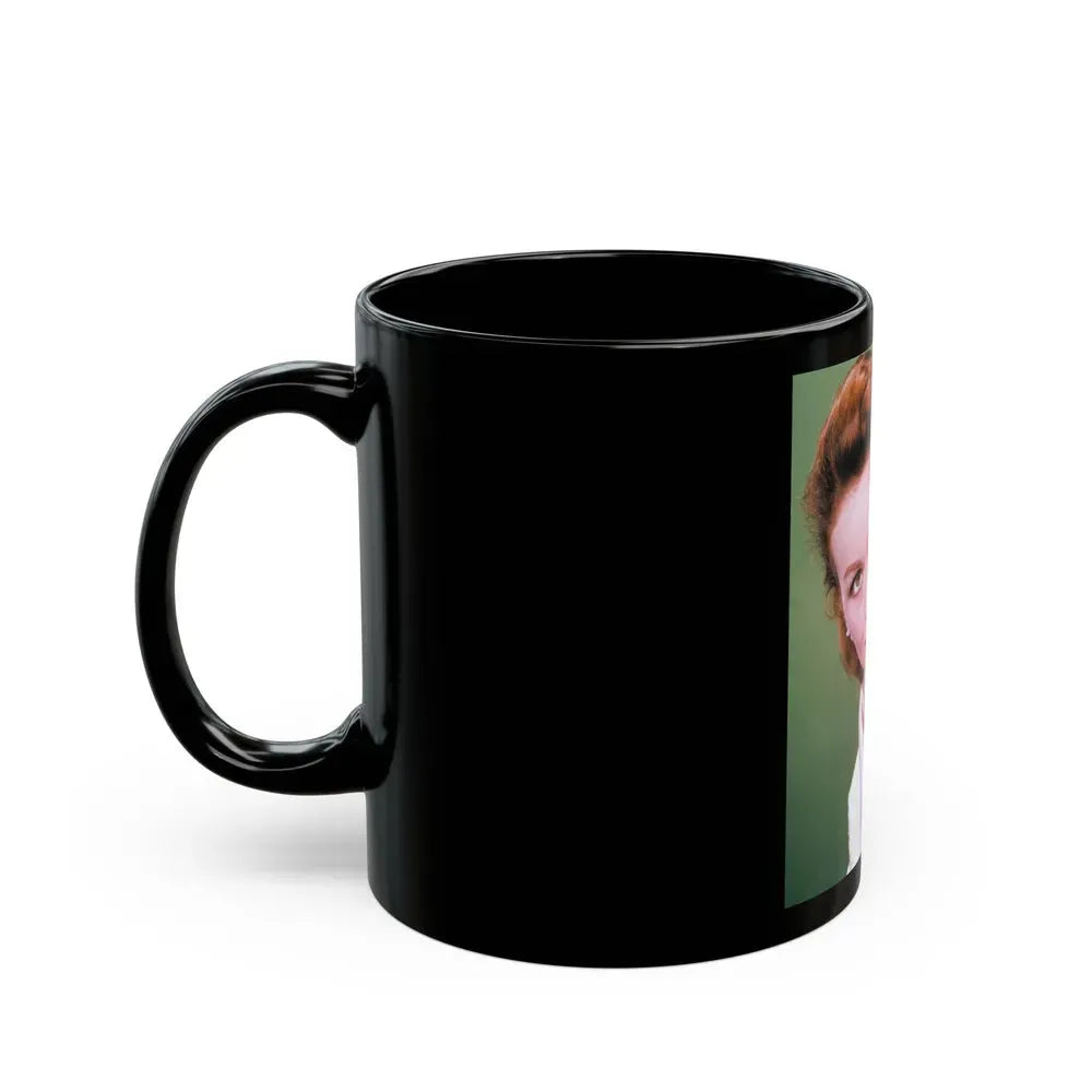 Jeanne Crain #129 (Vintage Female Icon) Black Coffee Mug - Go Mug Yourself