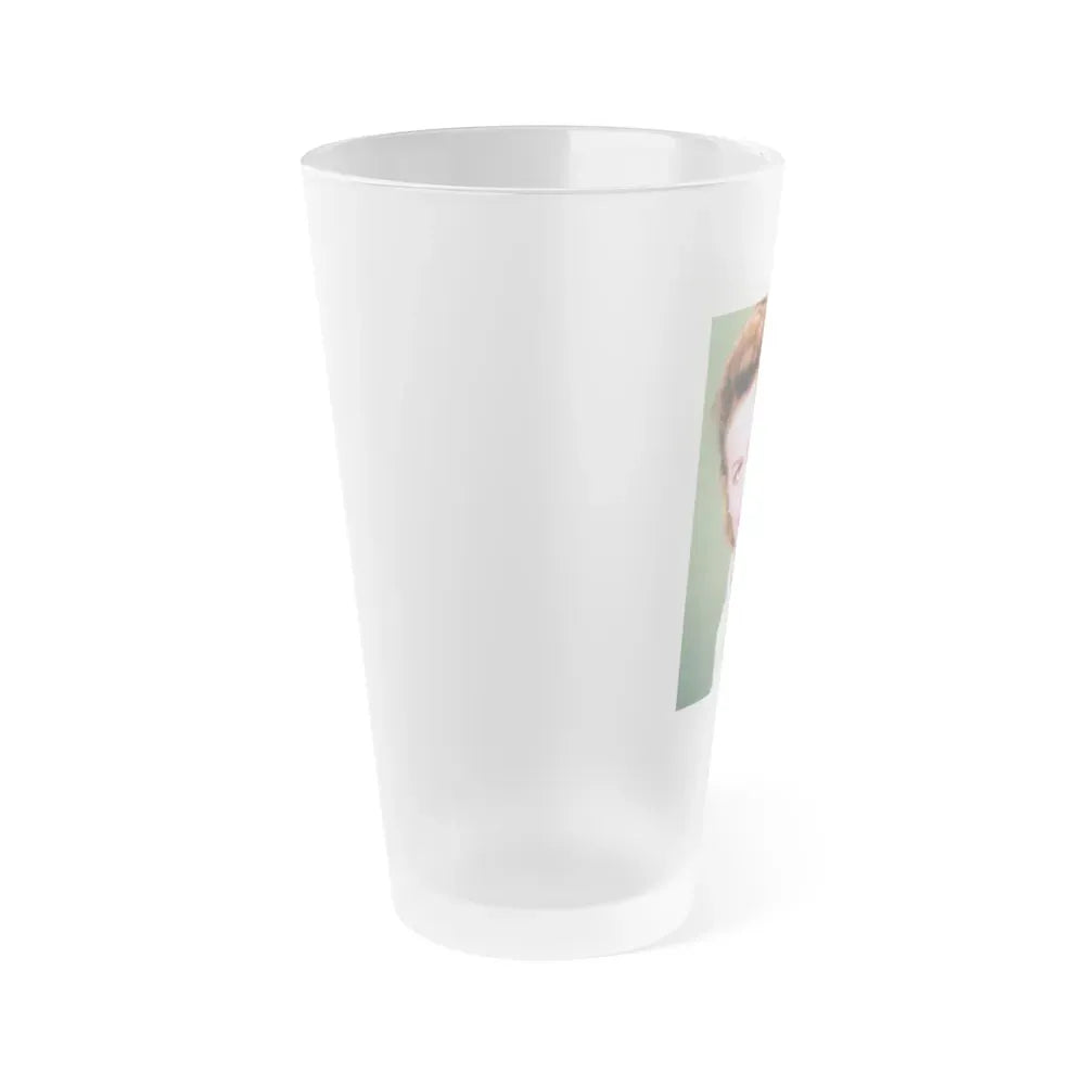 Jeanne Crain #129 (Vintage Female Icon) Frosted Pint Glass 16oz - Go Mug Yourself