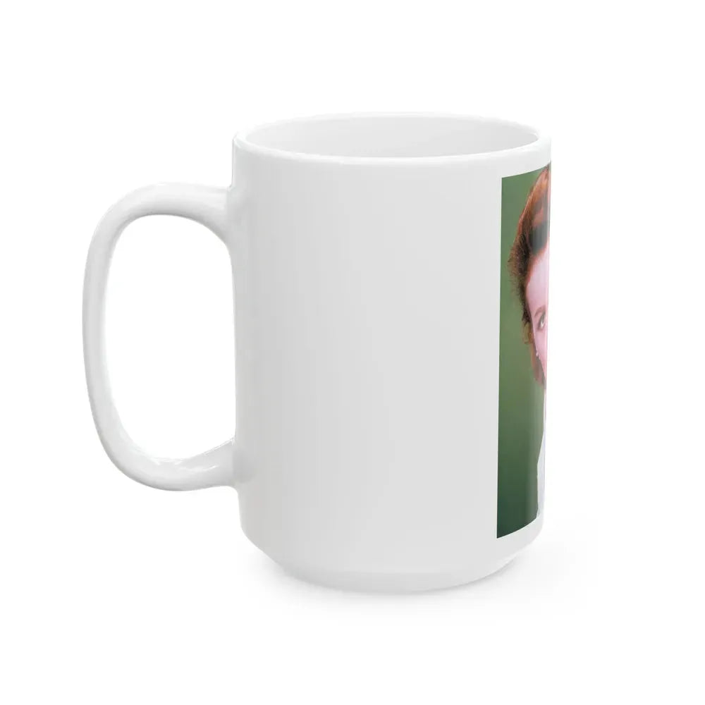 Jeanne Crain #129 (Vintage Female Icon) White Coffee Mug - Go Mug Yourself