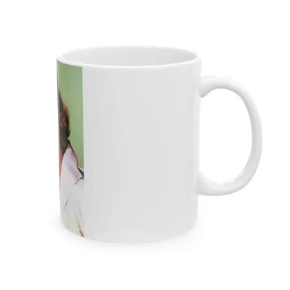 Jeanne Crain #129 (Vintage Female Icon) White Coffee Mug - Go Mug Yourself