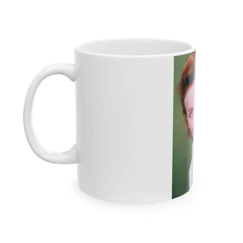 Jeanne Crain #129 (Vintage Female Icon) White Coffee Mug - Go Mug Yourself