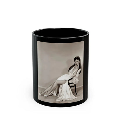 Jeanne Crain #146 (Vintage Female Icon) Black Coffee Mug 11oz - Go Mug Yourself