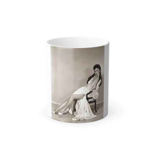 Jeanne Crain #146 (Vintage Female Icon) Color Changing Coffee Mug 11oz - Go Mug Yourself