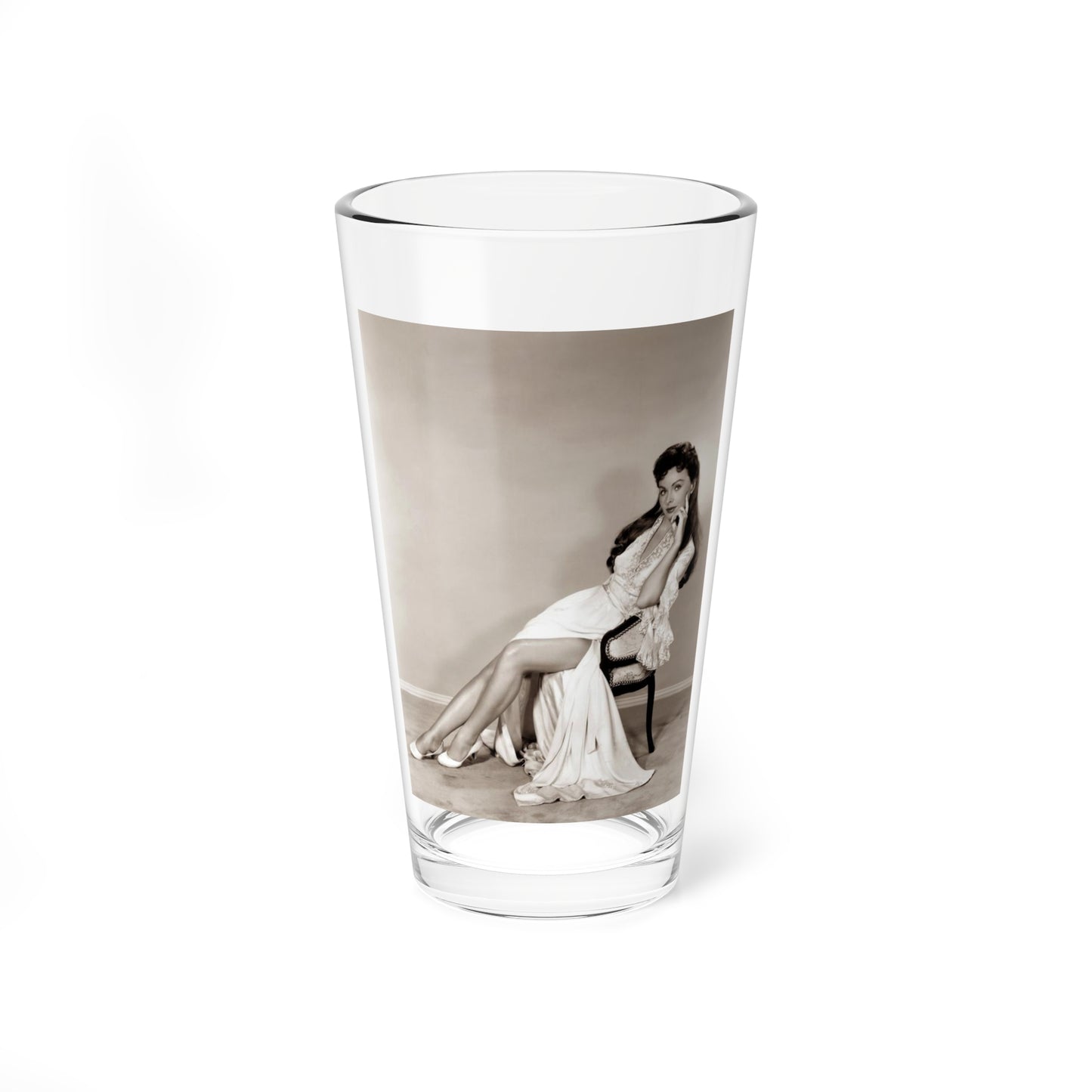 Jeanne Crain #146 (Vintage Female Icon) Pint Glass 16oz-16oz-Go Mug Yourself