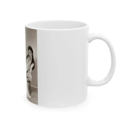 Jeanne Crain #146 (Vintage Female Icon) White Coffee Mug - Go Mug Yourself