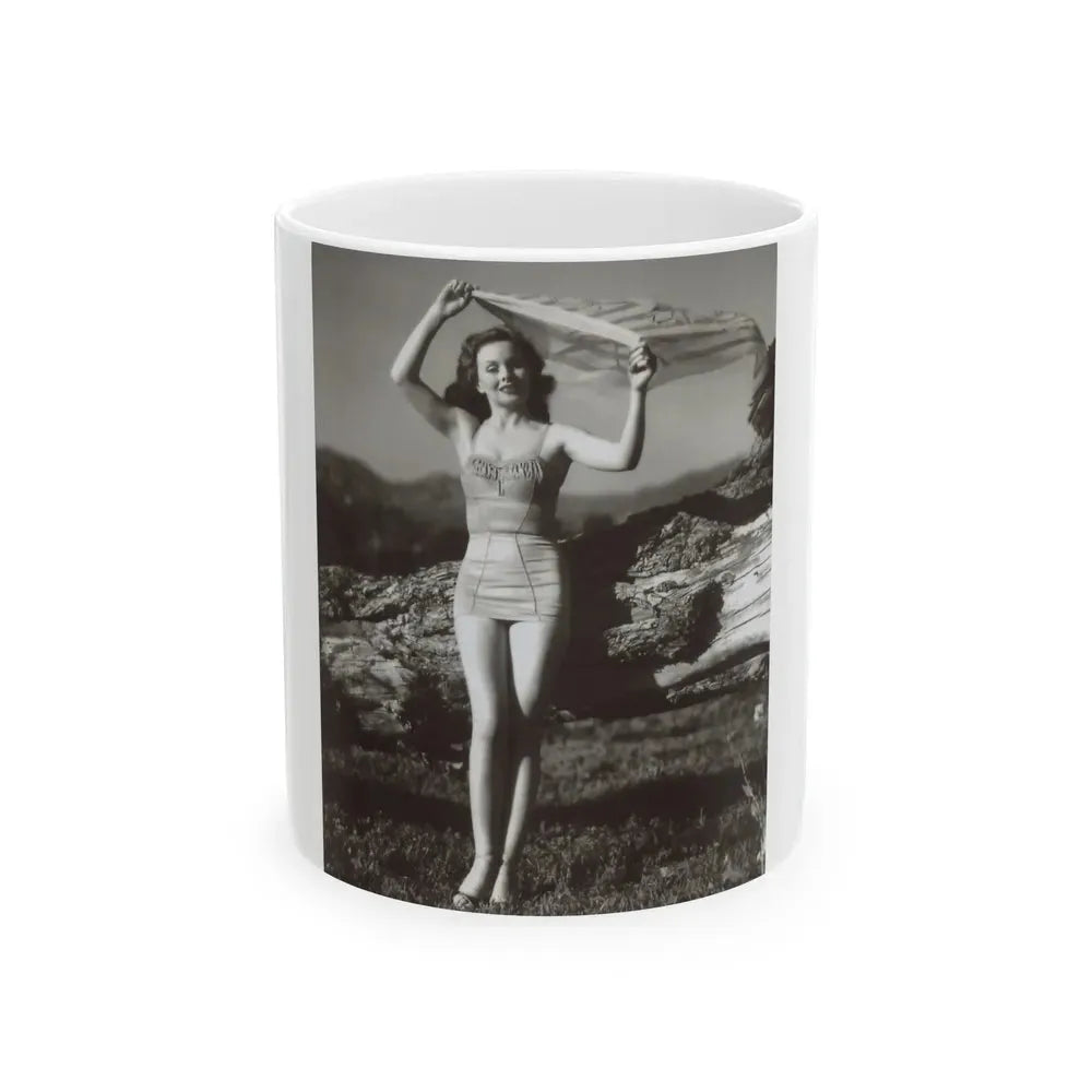 Jeanne Crain #163 (Vintage Female Icon) White Coffee Mug 11oz - Go Mug Yourself