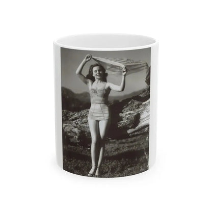 Jeanne Crain #163 (Vintage Female Icon) White Coffee Mug 11oz - Go Mug Yourself