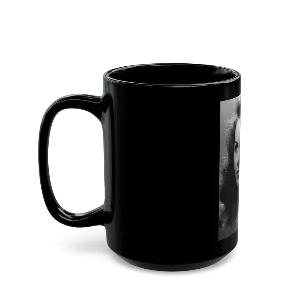 Jeanne Crain #166 (Vintage Female Icon) Black Coffee Mug - Go Mug Yourself