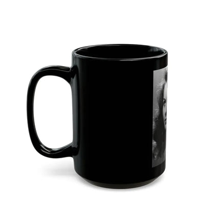 Jeanne Crain #166 (Vintage Female Icon) Black Coffee Mug - Go Mug Yourself