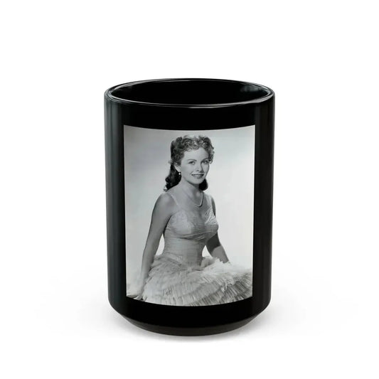 Jeanne Crain #177 (Vintage Female Icon) Black Coffee Mug 15oz - Go Mug Yourself