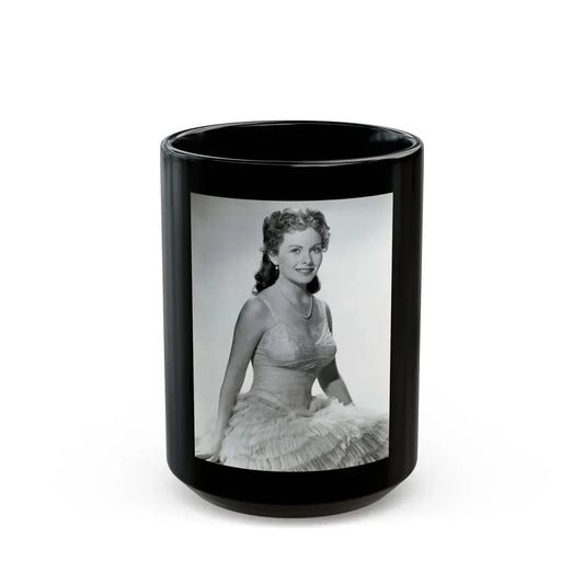 Jeanne Crain #177 (Vintage Female Icon) Black Coffee Mug 15oz - Go Mug Yourself