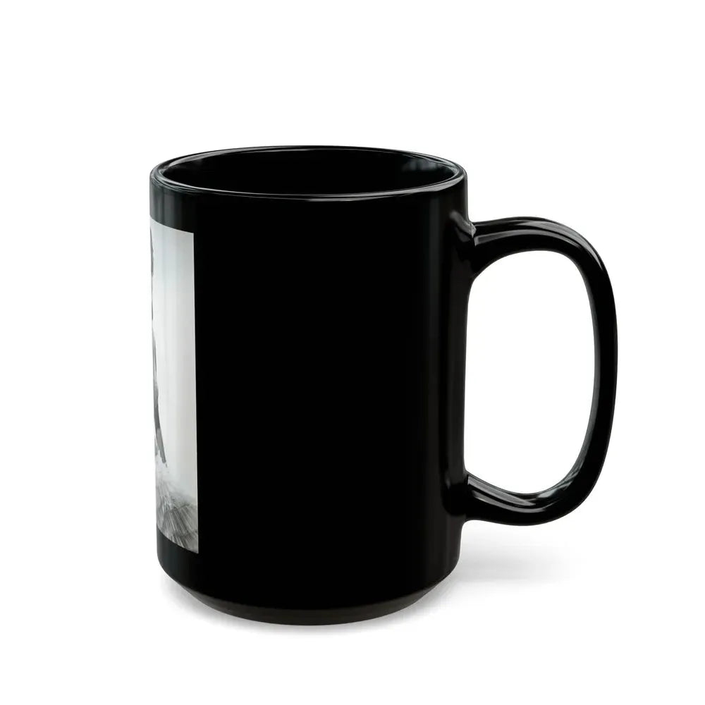 Jeanne Crain #177 (Vintage Female Icon) Black Coffee Mug - Go Mug Yourself