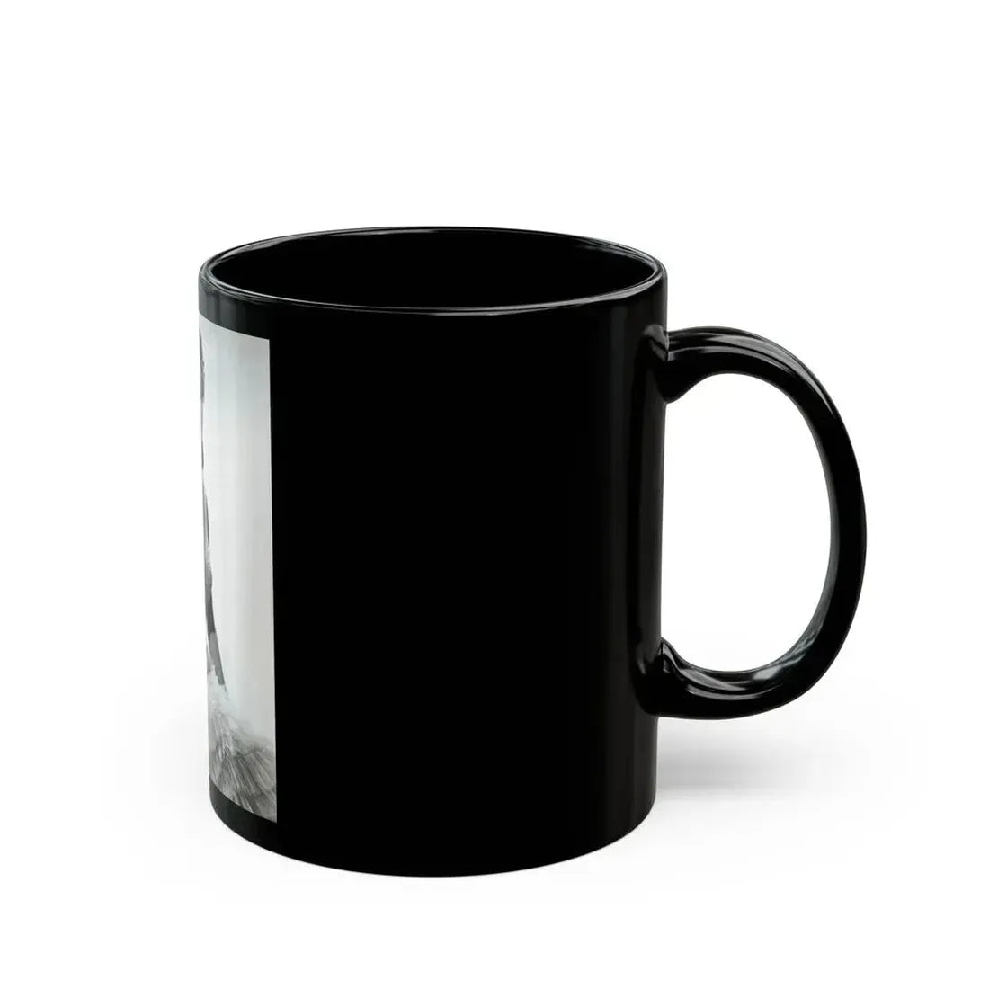 Jeanne Crain #177 (Vintage Female Icon) Black Coffee Mug - Go Mug Yourself