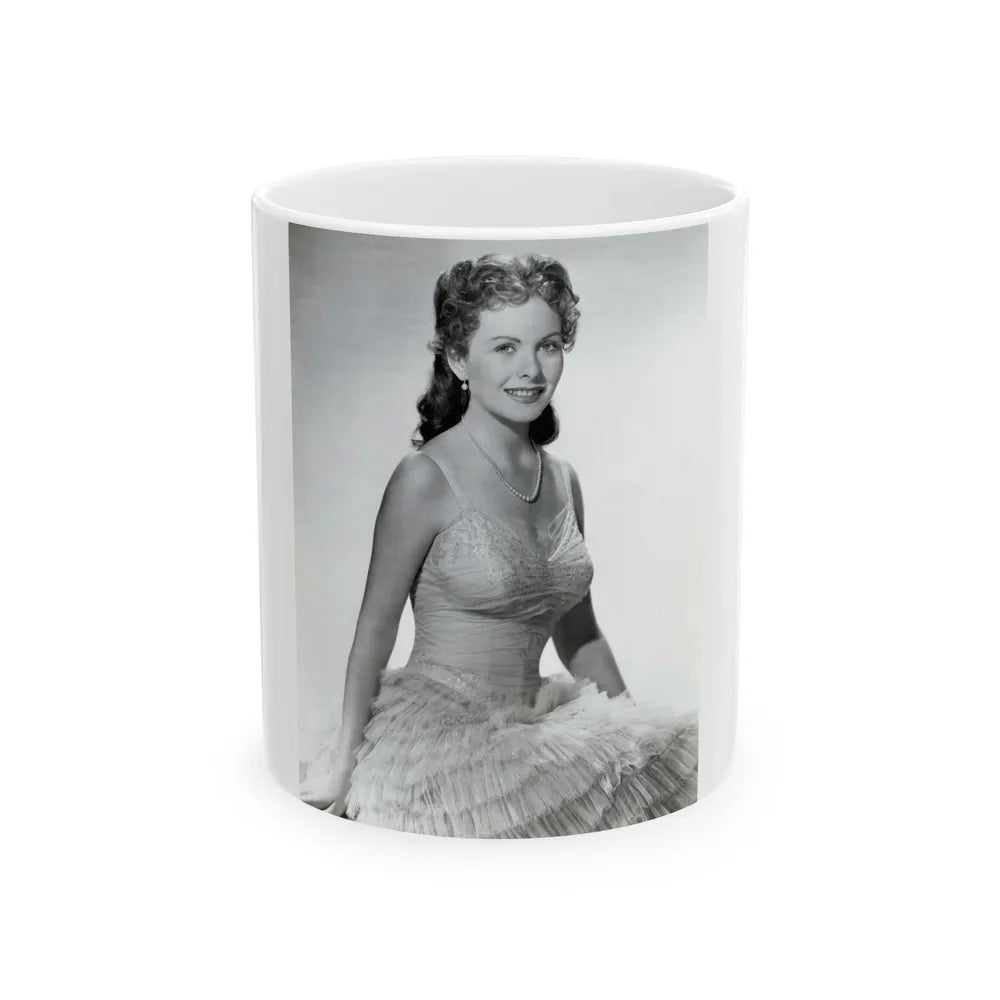 Jeanne Crain #177 (Vintage Female Icon) White Coffee Mug-11oz-Go Mug Yourself