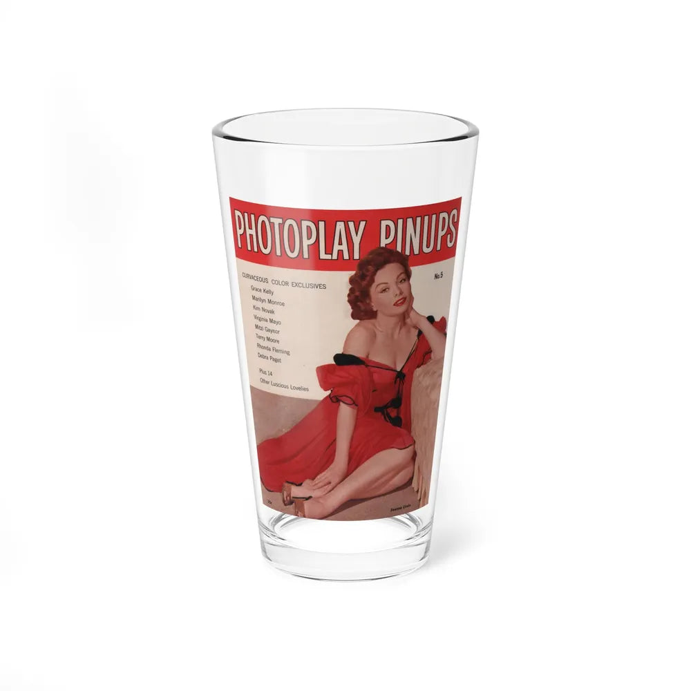 Jeanne Crain #187 - Photoplay Pin-Ups Magazine Issue #5 (Vintage Female Icon) Pint Glass 16oz-16oz-Go Mug Yourself