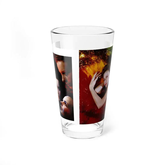 Jeanne Crain #190 - Hollywood In Kodachrome 1940-1949 Book - 2 Color Portrait Photos (Vintage Female Icon) Pint Glass 16oz 16oz - Go Mug Yourself