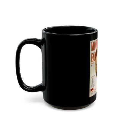 Jeanne Crain #193 - Mag. Cover (Vintage Female Icon) Black Coffee Mug - Go Mug Yourself