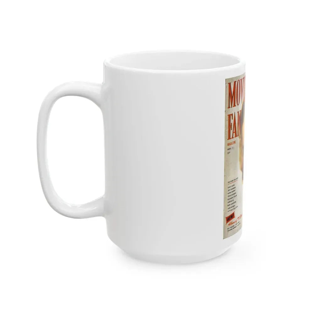 Jeanne Crain #193 - Mag. Cover (Vintage Female Icon) White Coffee Mug - Go Mug Yourself