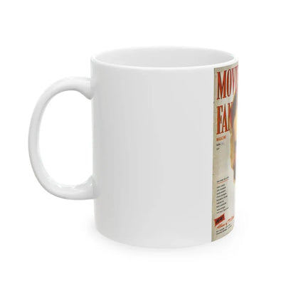 Jeanne Crain #193 - Mag. Cover (Vintage Female Icon) White Coffee Mug - Go Mug Yourself