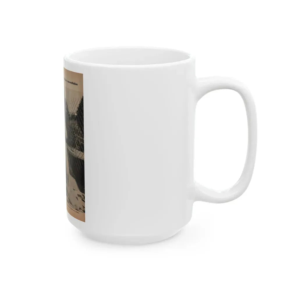 Jeanne Crain #194 - 8.5x10.5 Circa 50's B&W Full Body Magazine Page Photo (Vintage Female Icon) White Coffee Mug - Go Mug Yourself