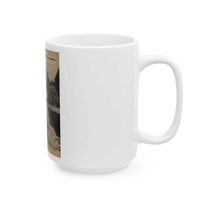 Jeanne Crain #194 - 8.5x10.5 Circa 50's B&W Full Body Magazine Page Photo (Vintage Female Icon) White Coffee Mug - Go Mug Yourself