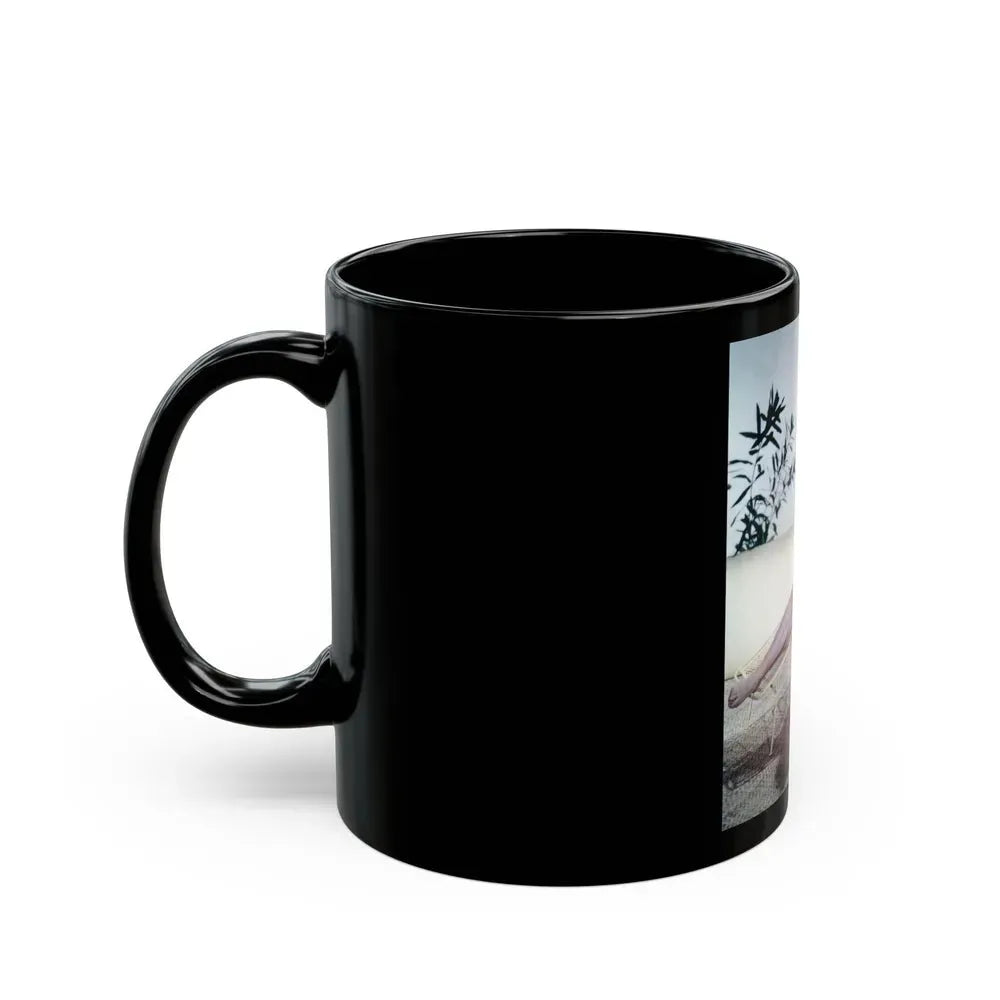 Jeanne Crain #195 (Vintage Female Icon) Black Coffee Mug - Go Mug Yourself
